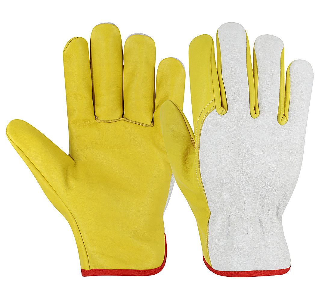 Cowhide Split Leather Driving Gloves