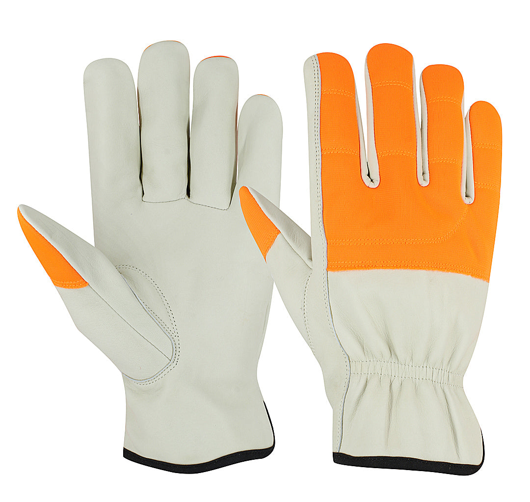 Polyester Fabric Fingers & Knuckle Driving Gloves