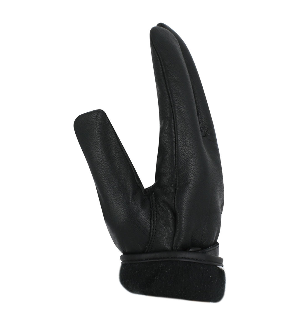 Black Leather Driving Gloves