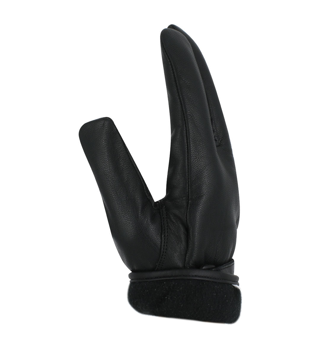 Black Leather Driving Gloves