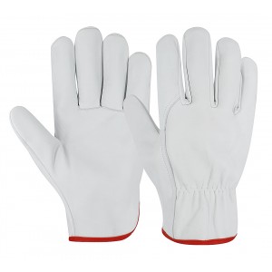CE Mark Leather Driver Gloves